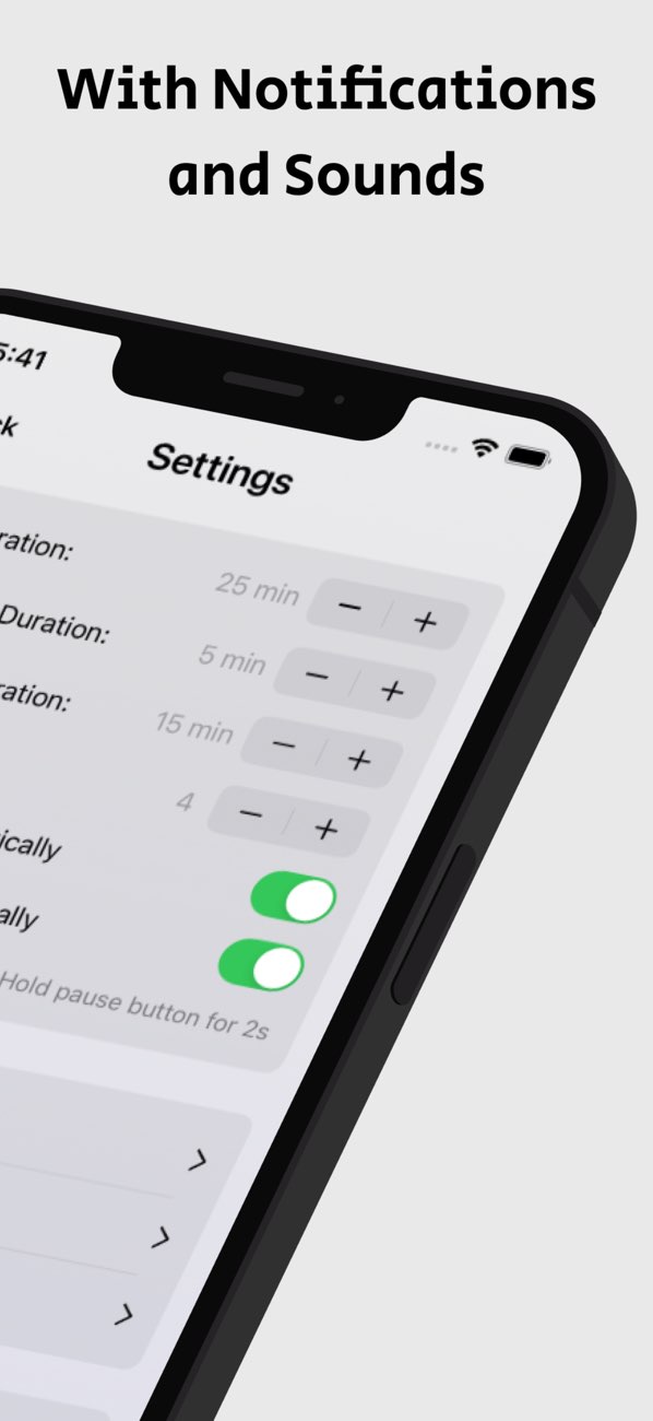 Frokus notification screen showing focus session reminder behavior.